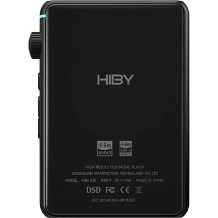 HiBy Hiby R3 II Hi-Res-Musik-Player, Dual-DAC ES9219C, DSD256, MQA16X, 3,2-Zoll-Bildschirm, Schwarz – Bild 2
