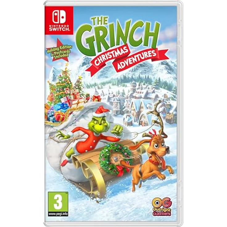 BANDAI NAMCO Entertainment Germany The Grinch: Christmas Adventures (Switch) - Solve puzzles, steal presents, and help the Grinch grow his heart in this classic inspired by Dr. Seuss, Nintendo Switch Game – Bild 1