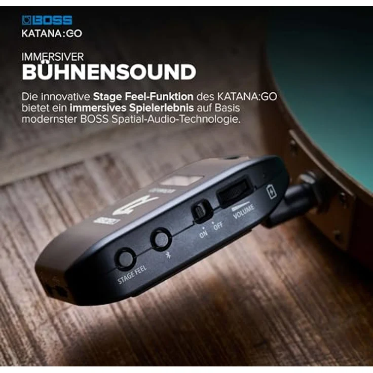 BOSS Katana:GO, Personal Headphone Amplifier für Gitarre & Bass, mit 3D-Raumklangtechnologie und über 60 Effekten – Bild 5