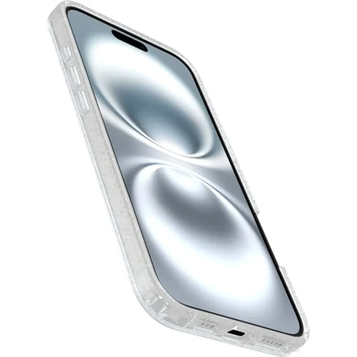 OtterBox Symmetry Series Clear Hülle für iPhone 16 Plus, transparent, stoßfest, MagSafe-kompatibel, 3X Militärstandard getestet, Stardust – Bild 3