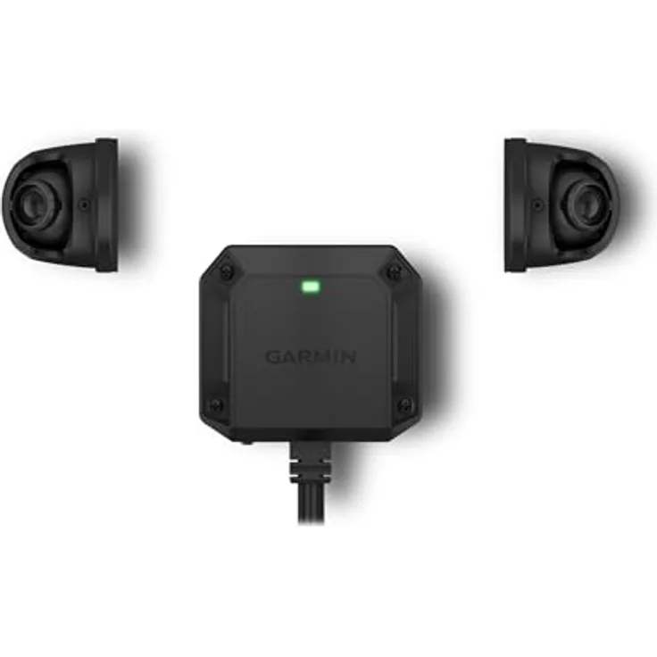 Garmin dēzl DualView, Seiten-Kamerasystem für LKW, Bus und Camper, Echtzeit-Bildübertragung, Überwachung toter Winkel, 1080p Unfallaufzeichnung, wetterfest
