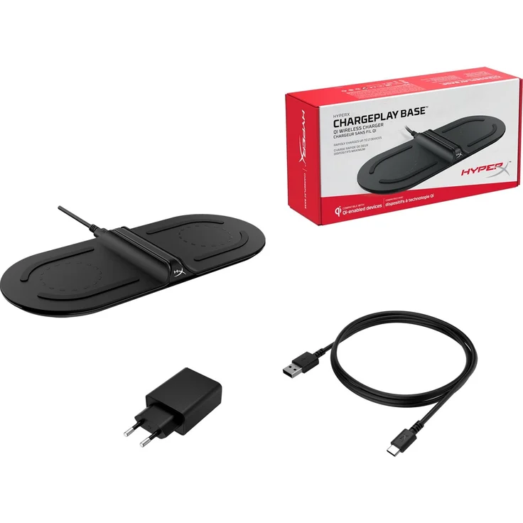 HyperX ChargePlay Base (24 W), Wireless Charger, Schwarz