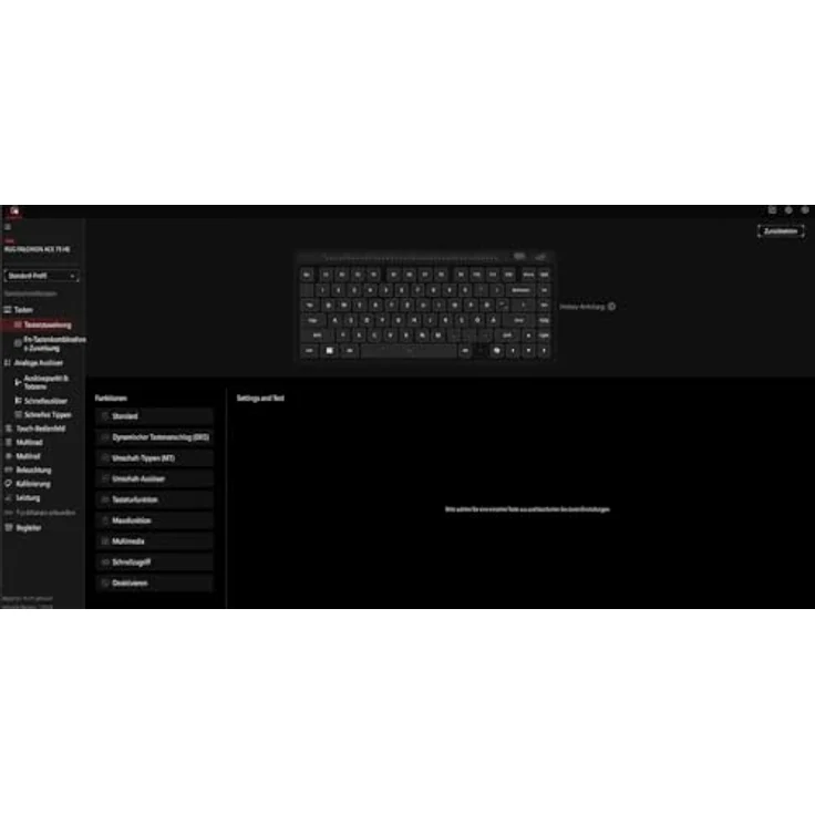 ASUS ROG Falchion Ace 75 HE, Gaming Tastatur, kabelgebunden, Deutsch, schwarz – Bild 5