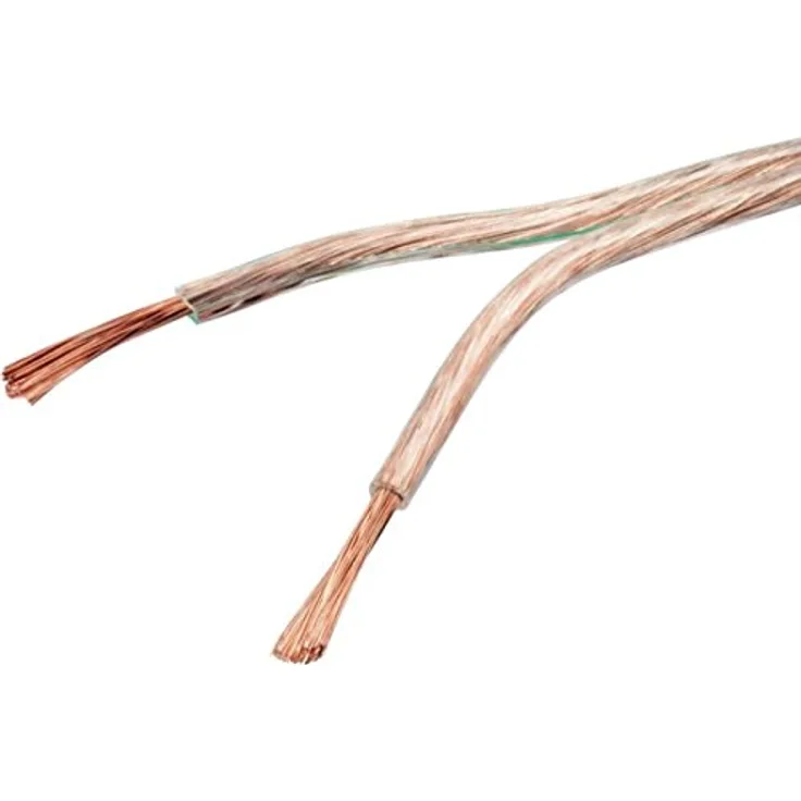 Schwaiger Lautsprecherkabel, 2x2,5mm², transparent, 10m