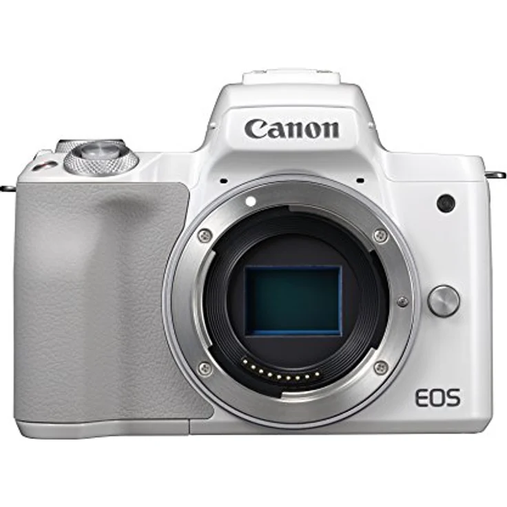 Canon EOS M50 spiegellose Systemkamera (24,1 MP, dreh- und schwenkbares 7,5 cm (3 Zoll) Touchscreen LCD-Display, APS-C CMOS-Sensor, Digic 8, 4K Video, OLED EVF, WLAN, Bluetooth) Gehäuse, weiß – Bild 2