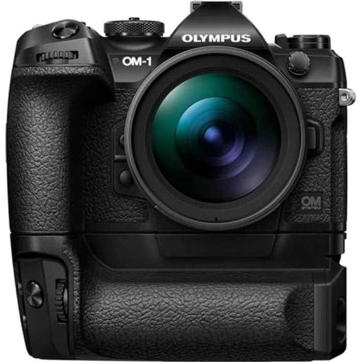 OM SYSTEM HLD-10 Batteriegriff für OM SYSTEM OM-1 Kamera, mit vertikalen Bedienelementen, kompatibel mit BLX-1 Akku – Bild 2