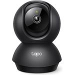Tapo C201 360° WLAN-Überwachungskamera für Innenräume, 1080P, Nachtsicht, Bewegungserkennung, Zwei-Wege-Audio, kompatibel mit Alexa & Google Assistant, für Babys/Haustiere