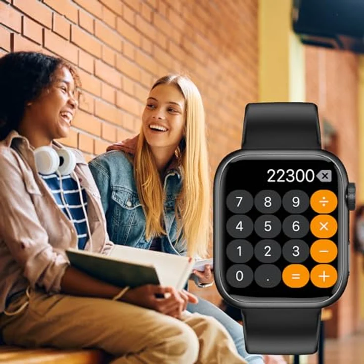 FOREVER Smartwatch IGo Watch 3 Schwarz – 1.83 Zoll Fitness Tracker mit Telefonfunktion und Gesundheitsmanagement, IP67 Wasserdicht – Bild 5