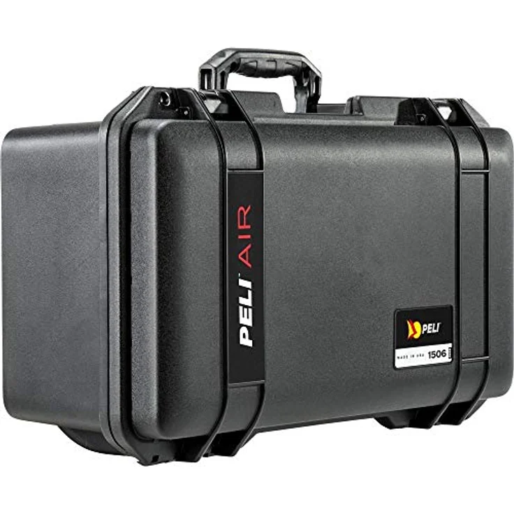 Peli 1506 Air, Leichter Schutzkoffer für Filmkameras und empfindliche Elektronik, Wasser- und Staubdicht, 22L, Schwarz, ohne Schaumstoffeinlage – Bild 3