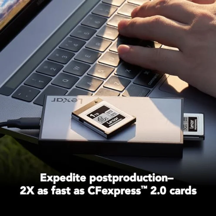 Lexar 1TB Professional CFexpress Type B Silver 4.0 Speicherkarte, bis zu 3600/3000 MB/s, 8K Video (LCXEXS4001T-RNENG) – Bild 4