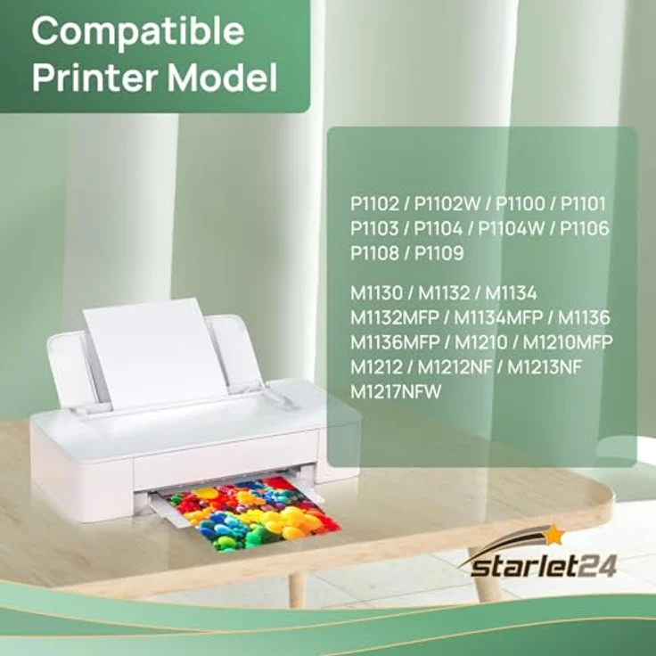 Starlet24 2X 85A Toner ersetzt für HP 85A CE285A, Schwarz, hohe Ergiebigkeit mit 2.000 Seiten pro Kartusche – Bild 2