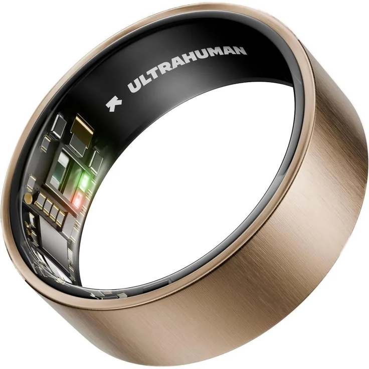 Ultrahuman Ring AIR, Smart Ring in Größe 12, Rose Gold, mit Gesundheitsüberwachung und 6-Achsen-Bewegungssensor