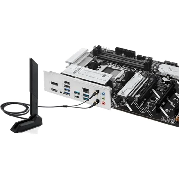 ASUS Prime B850-PLUS WiFi Gaming Mainboard Sockel AMD AM5, ATX DDR5 PCIe 5.0 3X M.2, WiFi 6E, DisplayPort HDMI BIOS Flashback Aura Sync, schwarz – Bild 4