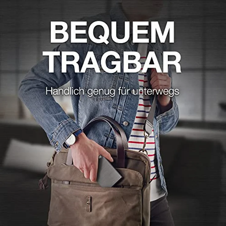 Seagate One Touch 4TB tragbare externe Festplatte, PC, Notebook & Mac, USB 3.0, Space Gray, inkl. 2 Jahre Rescue Service, Modellnr.: STKZ4000404 – Bild 3