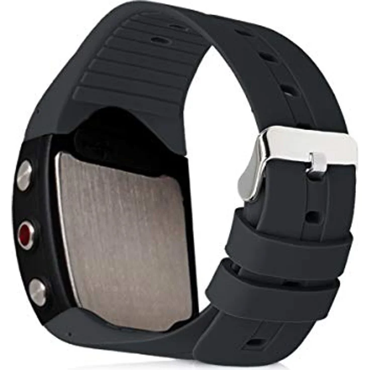 kwmobile Sport Ersatzarmband TPU mit Uhrenverschluss für Polar M400 / M430 Schwarz – Bild 3