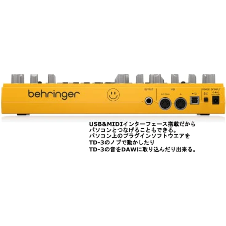 Behringer TD-3 AM, Analog Synthesizer mit 16-Schritt Stepsequencer, Acid-Filter und Distortion Effekt – Bild 2