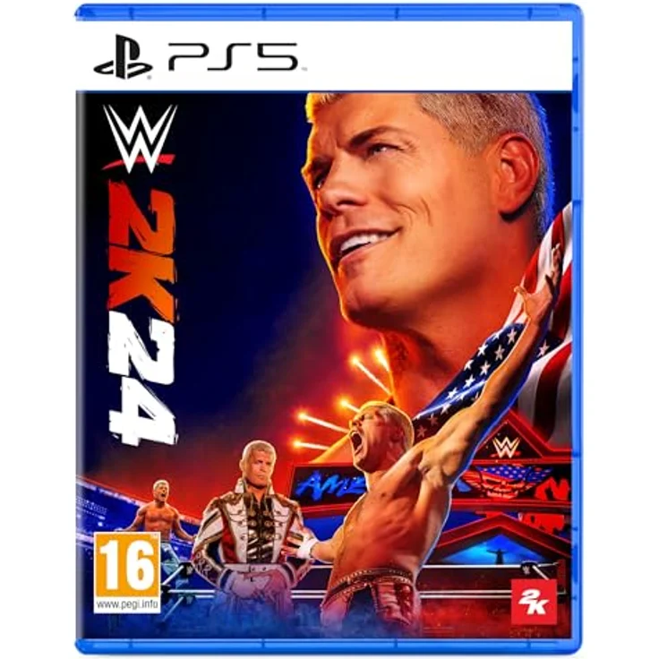 2K WWE 2K24, PS5 Videospiel in mehrfarbig, 13,4 x 17 x 1,6 cm – Bild 1