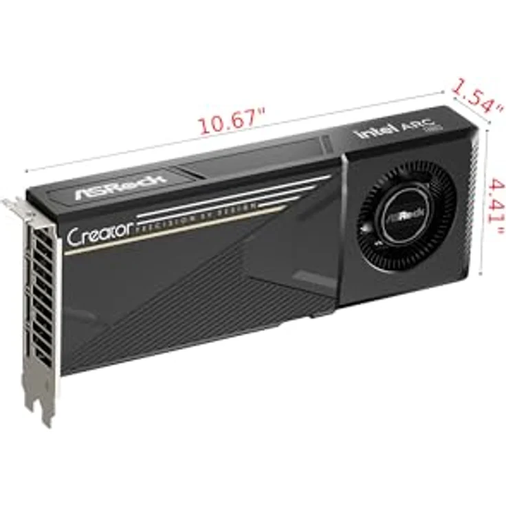 ASRock Intel Arc Pro B65 Creator, 32GB GDDR6 Grafikarte mit HDMI und 3x DisplayPort, PCIe 5.0, optimiert für professionelle Workloads – Bild 2