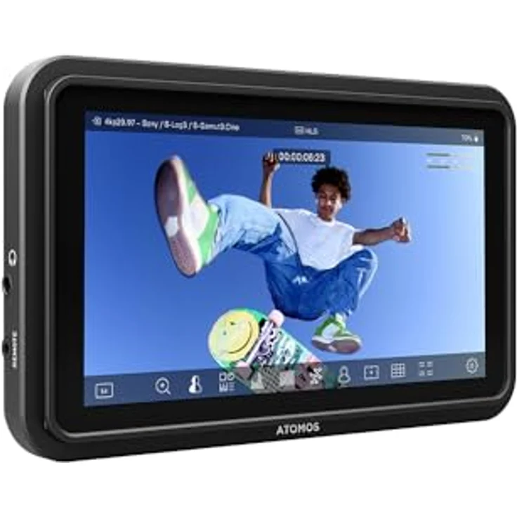 Atomos Shinobi GO, 5-Zoll-Monitor mit 1500 Nits für professionelle Außenaufnahmen, schwarz – Bild 2