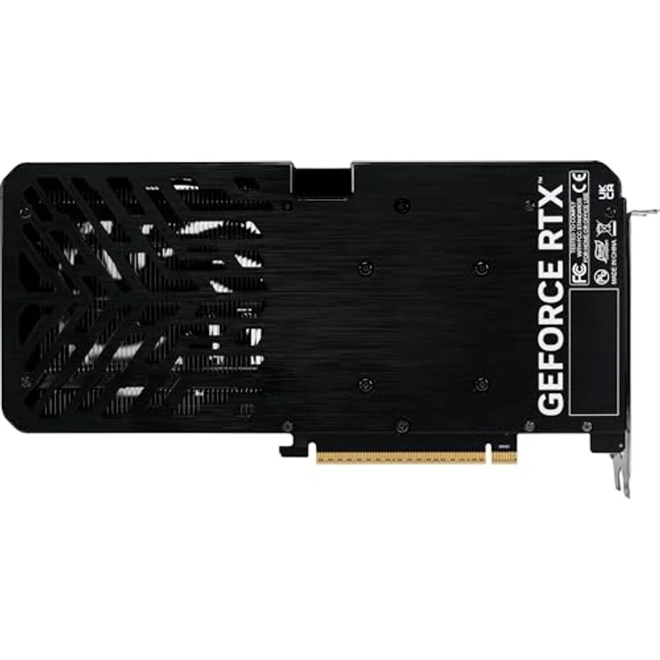 Gainward GeForce RTX 5060 Ghost, Grafikkarte mit 8 GB, Dual-Lüfter-Design, RGB-Beleuchtung, schwarz – Bild 4