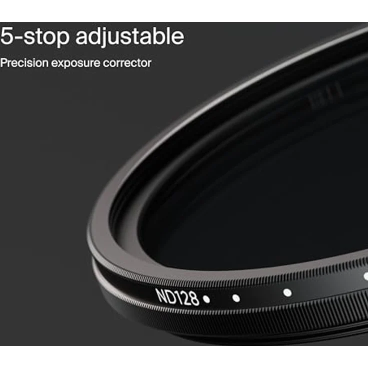 Urth 39 mm Variabler Graufilter ND8-128 (3-7 Stop) ND Filter (Plus+) – Bild 4