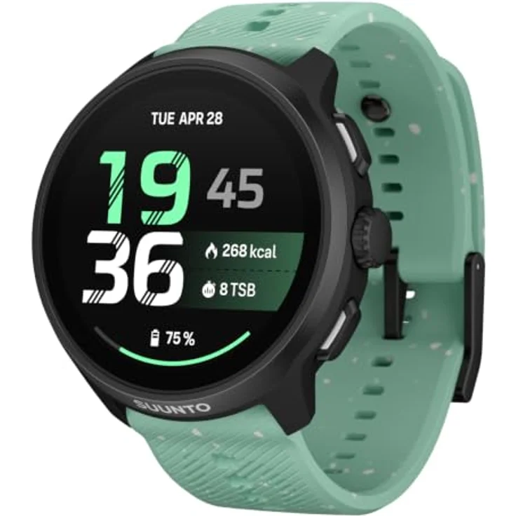 SUUNTO Run 2 GPS-Laufuhr, 1,32-Zoll-AMOLED-Display, 64 GB Speicherplatz, wasserdicht bis 5 ATM, verbesserte Herzfrequenzmessung – Bild 1
