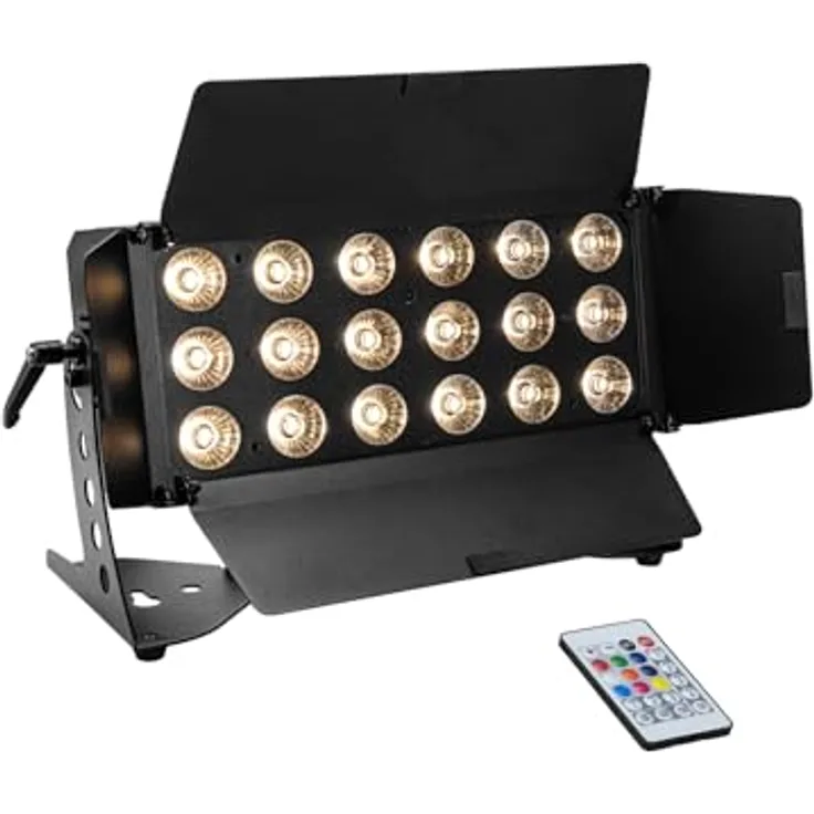 Eurolite LED CLS-18 QCL RGB/WW, Scheinwerfer mit 18x7W RGB-LEDs für dynamische Farbmischung, Mehrfarbig, Innenbereich