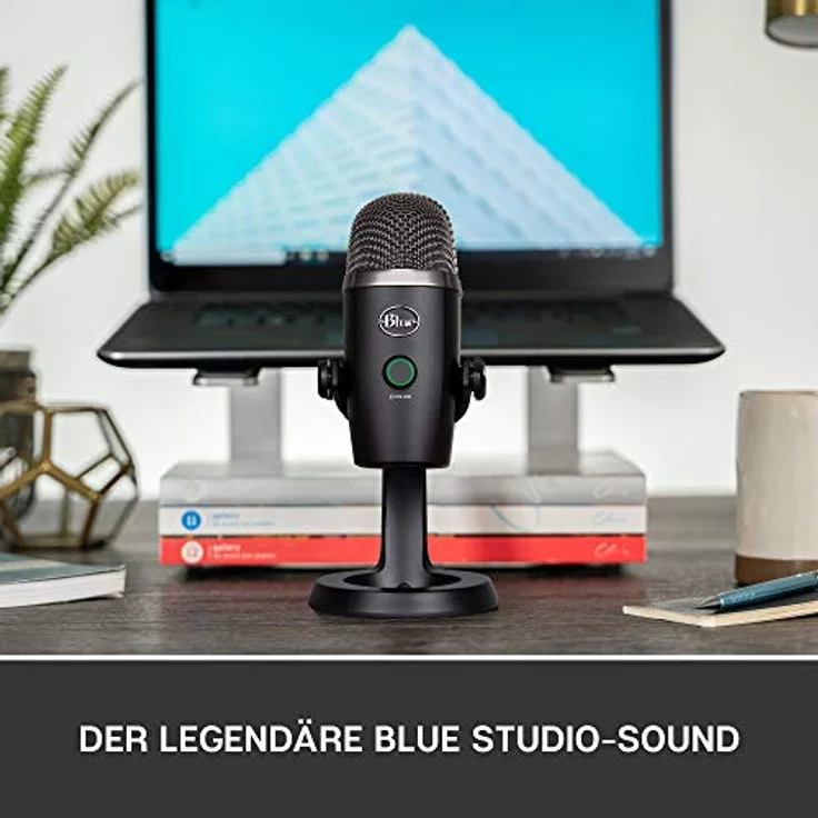 Blue Yeti NANO USB-Mikrofon für Aufnahme und Streaming auf PC und Mac, verstellbares Stativ, Plug und Play - Schwarz - Preisvergleich – Bild 2