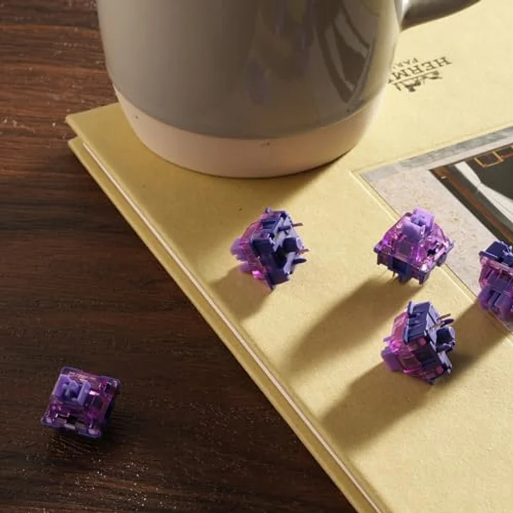 Akko AKKO V3 Pro Lavender Purple Switch mechanisch 5-Pin taktil MX-Stem 40g - 45 Stück – Bild 6