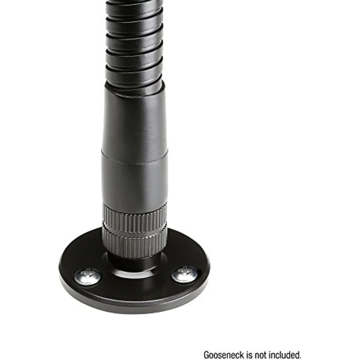 ah Stands D921 Schwanenhals Montagegrundplatte schwarz – Bild 4