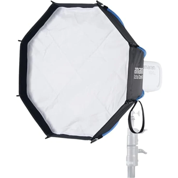 Amaran Octa Dome 60, achteckige Bowens Mount Softbox für weiches Licht, kompatibel mit Leuchten bis 300 Watt – Bild 1
