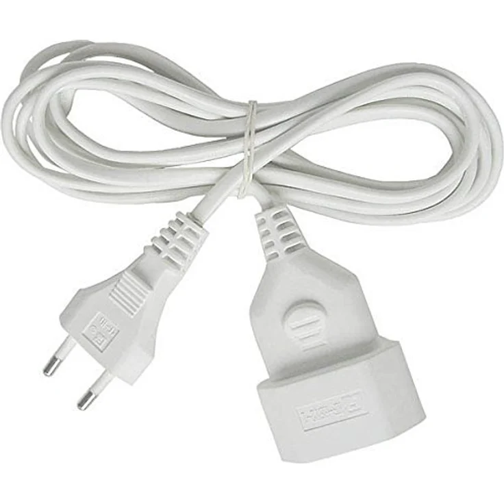 Brennenstuhl Kunstoff-Verlängerungskabel (Verlängerungskabel für den Innenbereich, 3m Kabel, mit Euro-Stecker und Kupplung) weiß – Bild 3