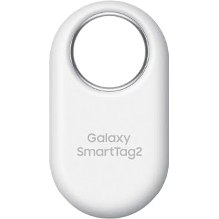Samsung Galaxy SmartTag2 Bluetooth-Tracker, Kompassansicht, Suche in der Nähe, mit bis zu 500 Tage Laufzeit, wassergeschützt, Weiß (1 Stück) – Bild 1