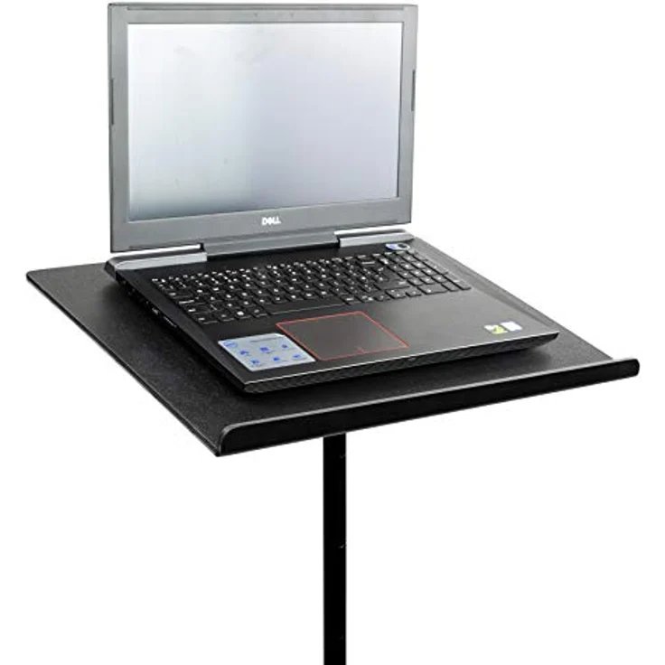 RockJam schwerer Projektor steht Laptopständer oder temporäres Stehpult mit Stativ Körpern und strukturierte Platte  – Bild 4