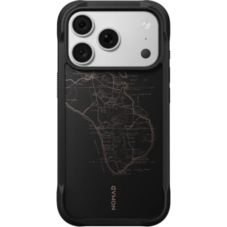 Nomad Rugged Case - norte - Handyhülle für iPhone 18 Pro/17 Pro, robuster Polycarbonat-Rahmen, MagSafe- und Qi2-kompatibel, fingerabdruckresistente Rückseite – Bild 1