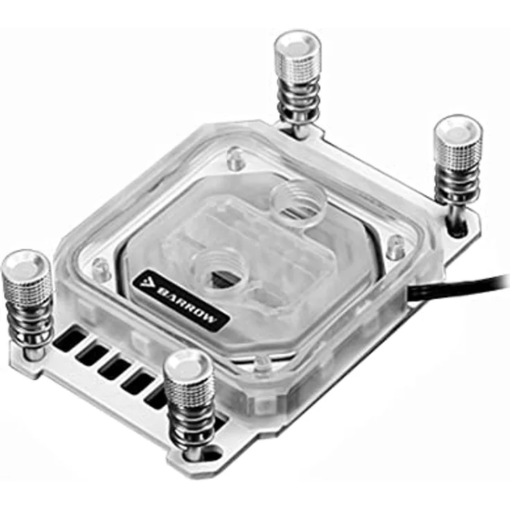 Barrow AMD AM4 Platform Special jetting Type Micro Waterway CPU Water Block - White, Wasserkühlungsblock mit hochwertigem Material & langer Haltbarkeit