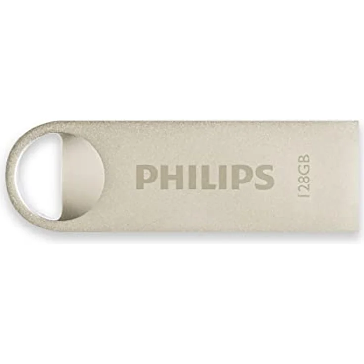 Philips USB Stick 128GB USB 2.0 Flash Drive Moon Edition for PC, Laptop, Computer Reads up to 20MB/s Metal Keychain Ring – Bild 3