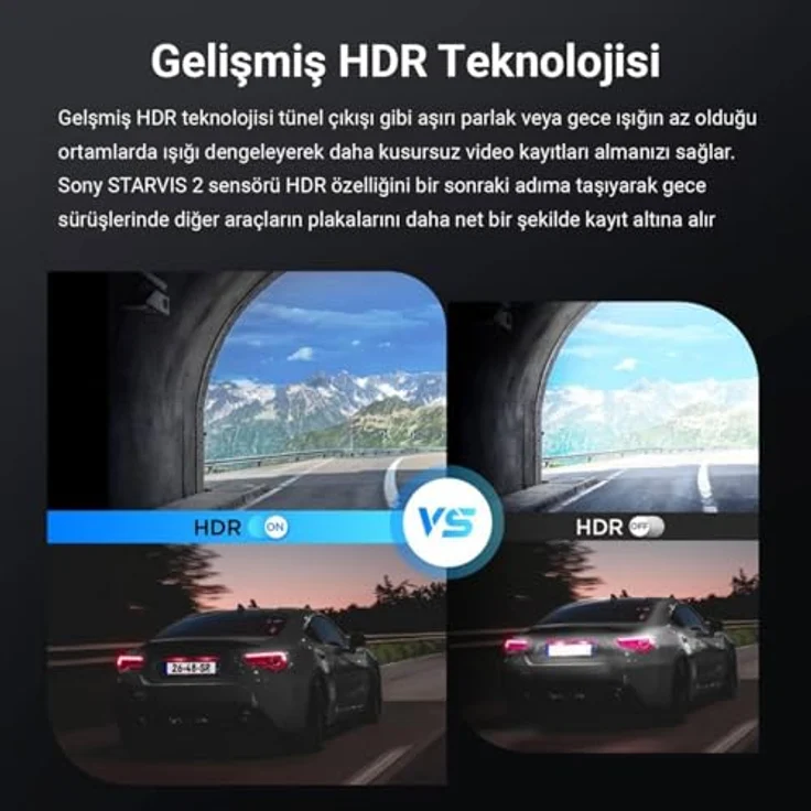 VIOFO VS1 2K QHD HDR Mini Autokamera mit Sony Starvis 2 Sensor, Wi-Fi, GPS und 32 GB microSD-Karte – Bild 5