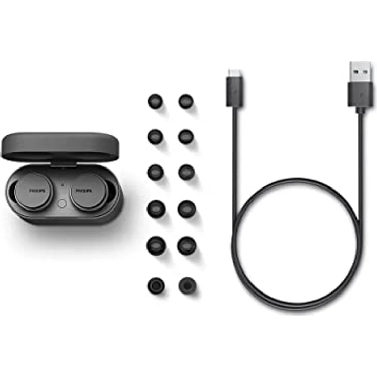 Philips TAT8506BK (2022) In-Ear-Kopfhörer, True-Wireless, IPX4, schwarz – Bild 2