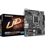 Gigabyte H610M H V3 DDR4 Motherboard - Unterstützt Intel Core 14th CPUs, 4+1+1 Hybrid Phasen Digital VRM, bis zu 3200MHz DDR4, 1xPCIe 3.0 M.2, GbE LAN, USB 3.2 Gen 1