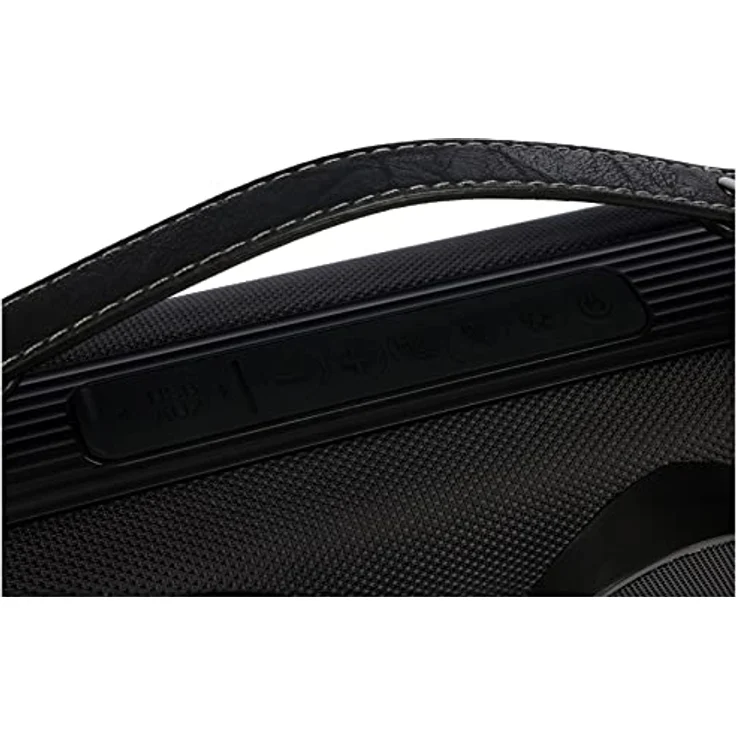 NEDIS Bluetooth Party Boombox | 5 hrs | 2.0 | 24 W | Medienwiedergabe: AUX/USB | Verknüpfbar | Tragegriff | Partylicht | Schwarz – Bild 5