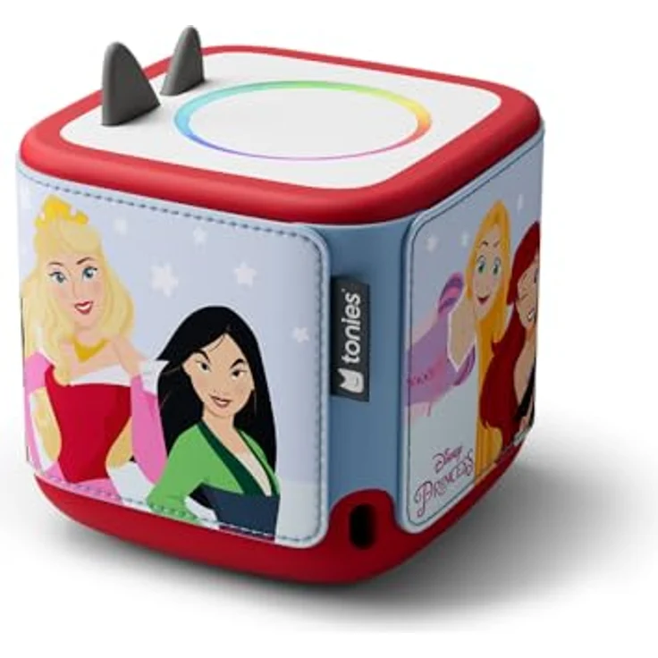 Tonies Toniebox 2 Hülle Disney Prinzessinnen, veganes Leder und Silikon, perfekte Passform, einfach überziehbar – Bild 4