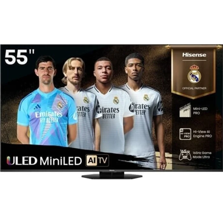 Hisense 55U8Q Mini LED ULED TV mit Dolby Vision IQ, HDR10+ Adaptive, 4K AI Upscaler & VIDAA Smart OS – Bild 1