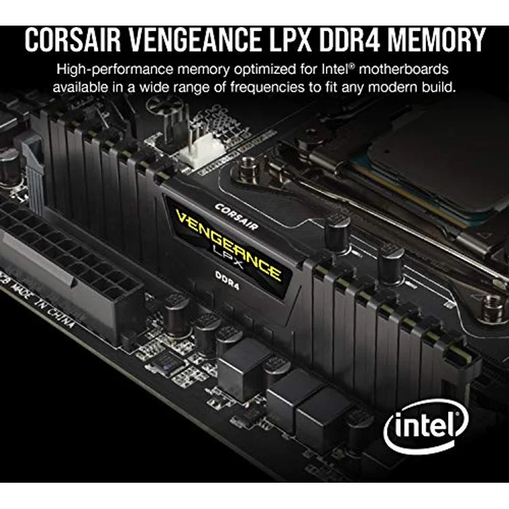 Corsair Vengeance LPX 32GB (2 x 16GB) DDR4 3600 (PC4-28800) C18 1.35V Desktop Memory - Schwarz - Preisvergleich – Bild 2