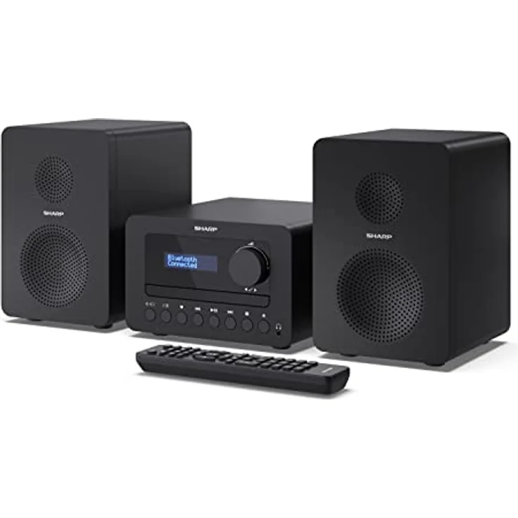 SHARP XLB520D HI-FI-Soundsystem Kompaktanlage (40 Watt, digitales Radio mit DAB+ und FM-Tuner, Bluetooth), schwarz – Bild 5