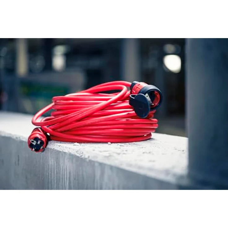 Brennenstuhl Professional Outdoor-Verlängerungskabel 25m IP44 rot, H07BQ-F 3G2,5, extrem robust und witterungsbeständig – Bild 5