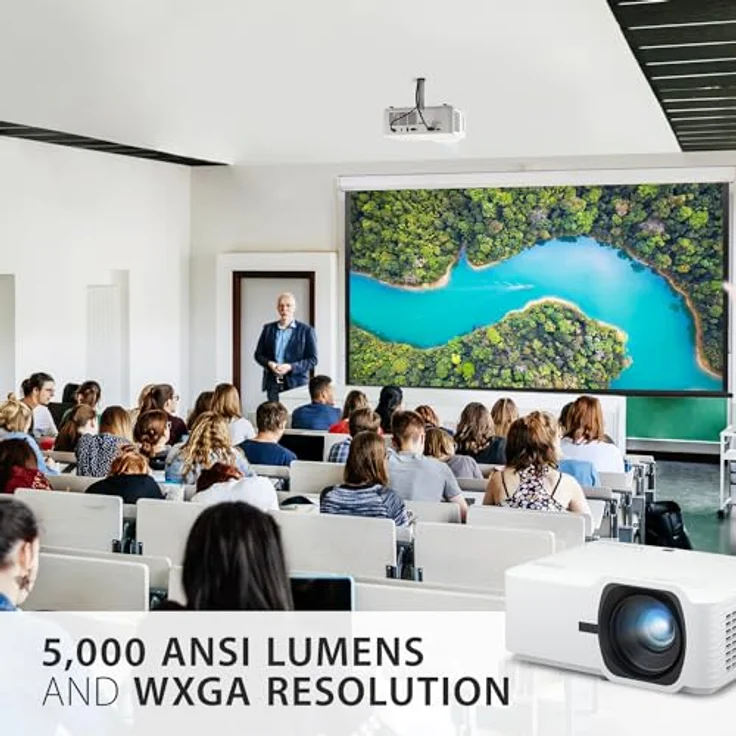 ViewSonic LS740W Beamer Standard Throw-Projektor 5000 ANSI Lumen WXGA (1200x800) Weiß – Bild 2