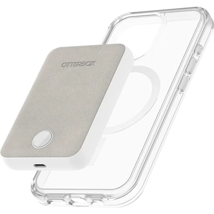 OtterBox Wireless Power Bank für MagSafe, 5000 mAh, USB-C, schlankes Design, weiß – Bild 5