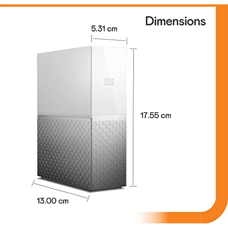 WD My Cloud Home persönlicher Cloudspeicher 6 TB (zentraler Speicher, mobiler Zugriff unterwegs, automatische Backups, Dateisuchfunktion, einfache Installation) – Bild 2