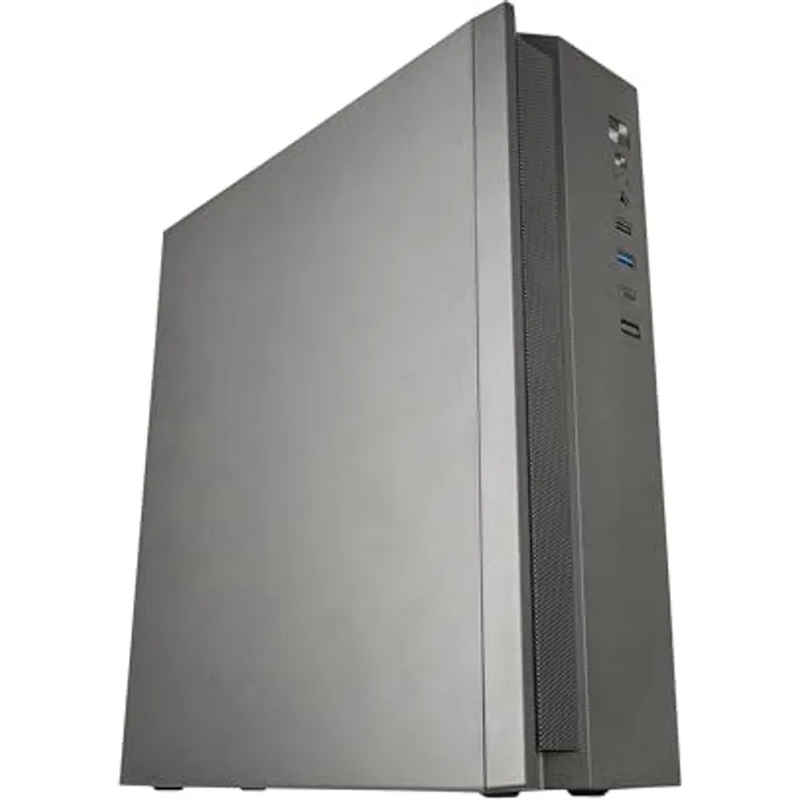 Tacens Anima ACSLIM500, Micro-ATX Mini Tower Gehäuse, Schwarz, 500 W, erweiterte Kühlung, horizontale/vertikale Installation